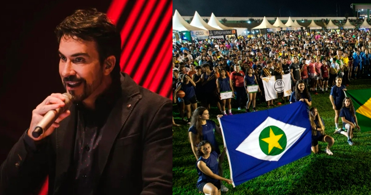 Festeja Sinop 2026 inicia com abertura dos Jogos e show de Padre Fábio de Melo