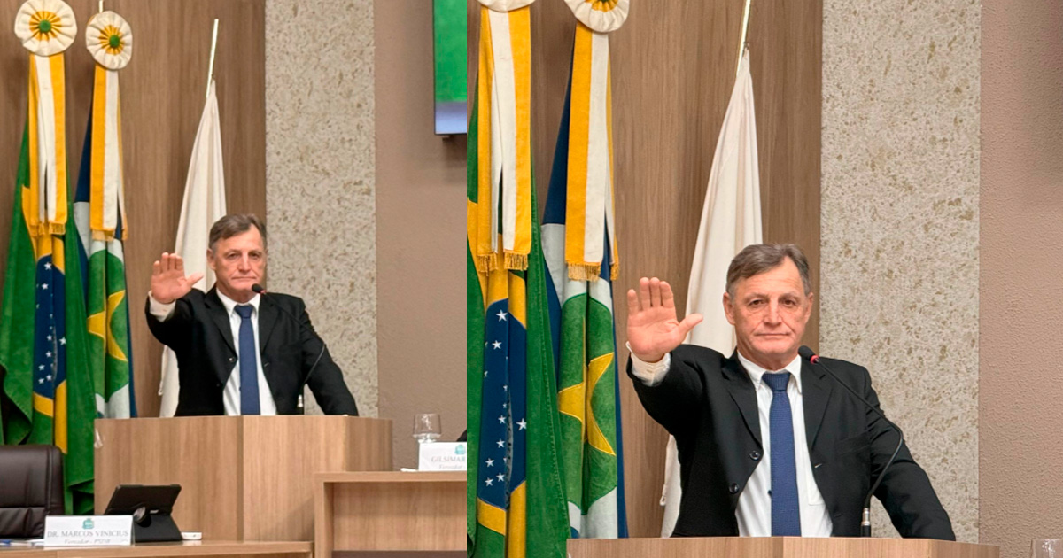 Professor Granetto assume mandato de vereador na Câmara de Sinop