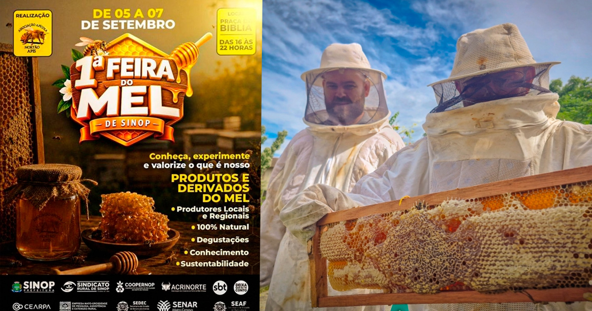Prefeitura de Sinop apoia realização da 1ª Feira do Mel; evento começa neste sábado (5)