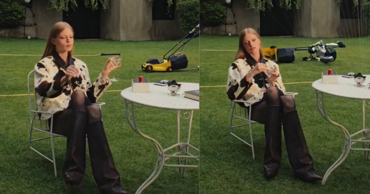 Filha de Elon Musk debocha do pai com robôs da Tesla em campanha publicitária.