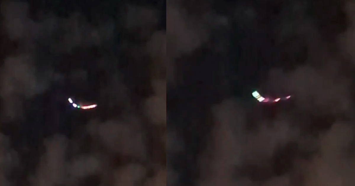 Vários perfis estão compartilhando uma imagem do que aparenta ser um objeto ainda não identificado, sobre os céus do Irã.