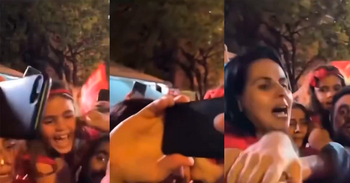 Vídeo da mulher tentando tirar selfie com Lula e tem o celular roubado volta a viralizar