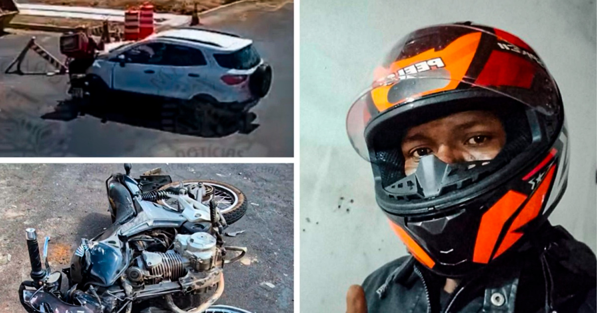Motociclista atingido por carro que invadiu a preferencial não resiste e morre em Sinop