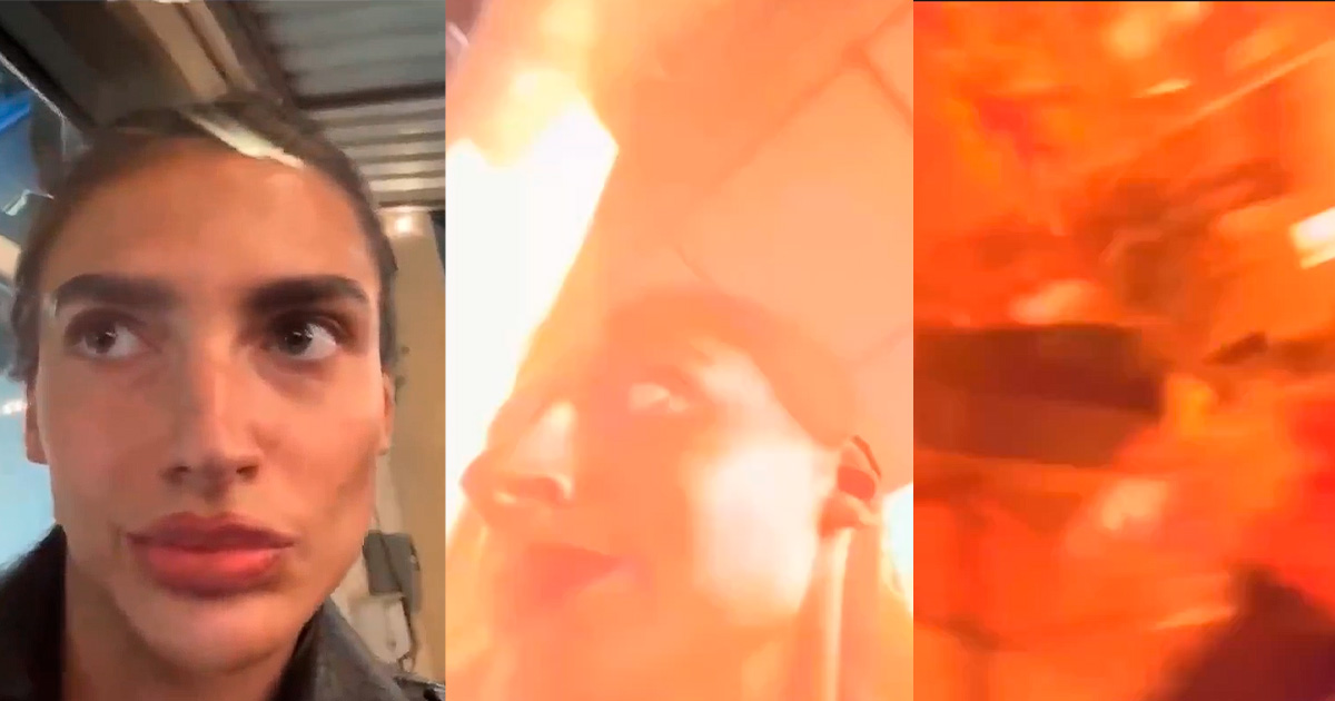 Mulher se filmava quando, ao seu lado, cai um míssil Russo em Pisochyn e as imagens são impressionantes. Infelizmente teve vítimas fatais.