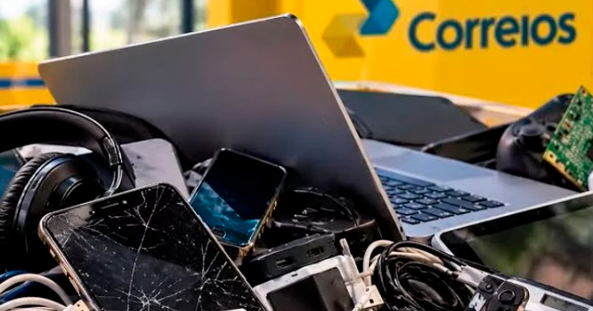 Correios passa a aceitar gratuitamente descarte de eletrônicos