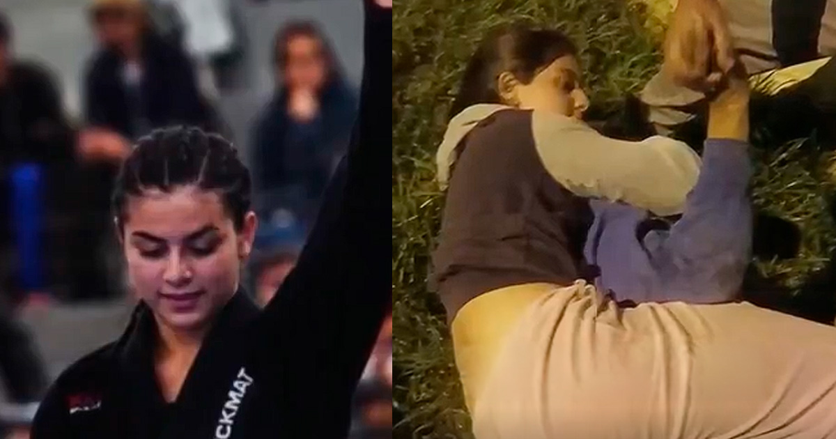 Invasor entra na casa, agride mãe de menina de 14 anos lutadora de jiu-jitsu, da um mata-leão nele, e polícia prende o meliante